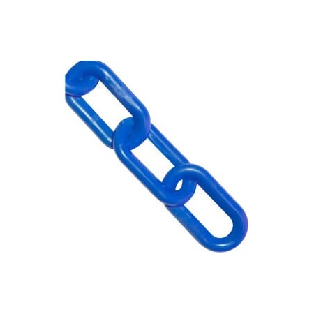 Gec Mr. Chain Plastic Chain Barrier, 1-1/2inx100'L, Blue 30006-100